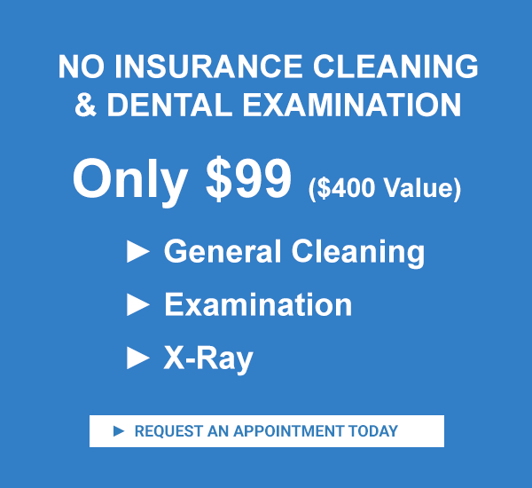 No insurance dental patient special image.